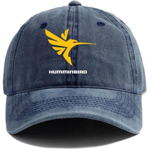Czapki Baseballowe Humminbird Zniszczone Czapki Czapka Dad Kapelusz MężCzyźNi Kobiety Retro Outdoor Letnie Regulowane Czapki Codzienne Wszechstronne Ochrona PrzeciwsłOneczna Adjustable-image