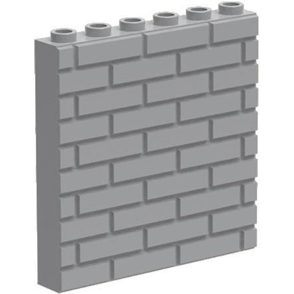 MOC 1 SZT 98283W 15533W 1X6X5 Bloki Konstrukcyjne ŚCienne 59349 Specjalny Panel Część CegiełKi WspółPracuje Z Zabawką Na Elementy MontażOwe Prezent Dla Dzieci Gray-image