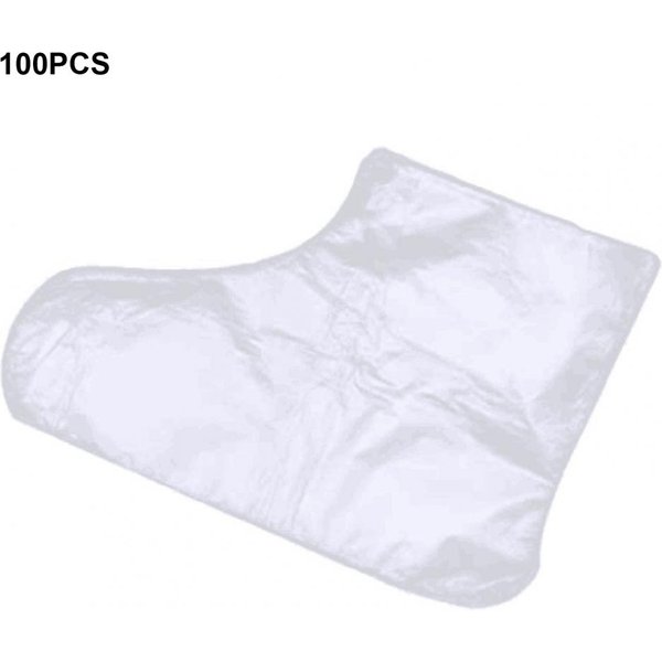 100 Unidades Botines Desechables Para Spa De Pies Manga Aislante Para Tratamiento De Parafina Para Pies BañO Forro Para Spa De Pies Pedicura 100Pcs-image