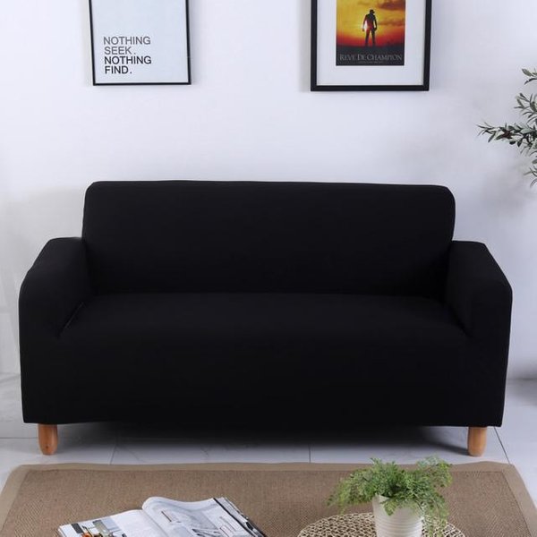 Funda De Sofá Lisa, Funda EláStica Para Sofá, Funda Ajustada, Funda De Sofá Seccional Con Todo Incluido, Fundas Para Muebles De 1, 2, 3 Y 4 Plazas 2-Seat 145-185Cm-image