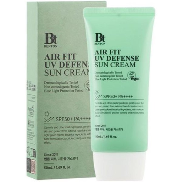 Benton Protector Solar Iluminador Hidratante Air Fit UV Defense SPF50+ Pa++++ 50Ml-image