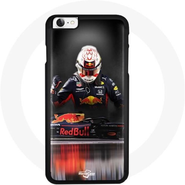 Funda - Maniacase - Iphone 5 - FóRmula 1 Verstappen Red Bull - Silicona - Flexible Negro-image