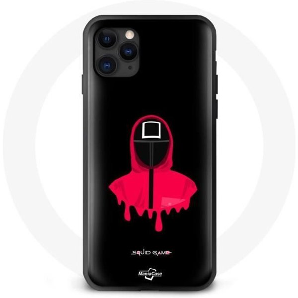 Funda Iphone 11 - Maniacase - Squid Game - Negra - Flexible - DiseñO Inspirado En La Serie-image