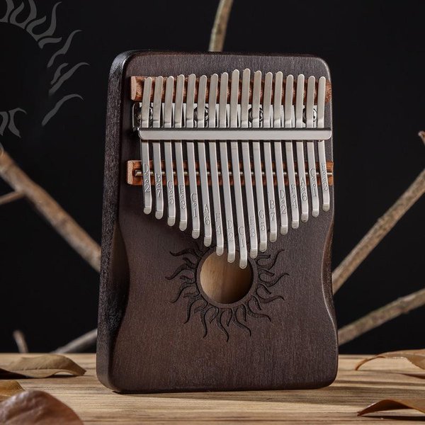 Hluru 21-Klawiszowa Kalimba Z Klonu 17-Klawiszowa Kalimba Z Otworem Rezonansowym Mbira Dla PocząTkująCych Instrument Muzyczny-image