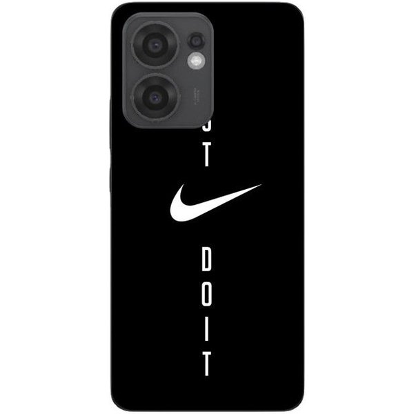 Funda Maniacase Para Oppo Reno 13F Logo De Nike Just Do It Fondo Negro-image