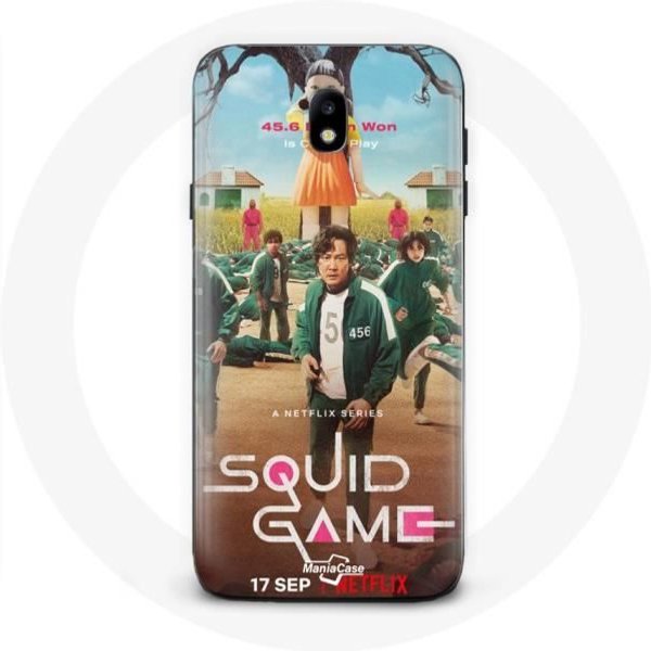 Funda - Samsung - Galaxy J7 2017 - Flexible - Blanca - Juego Del Calamar-image