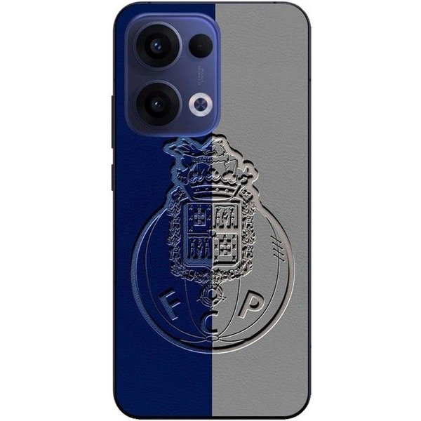 Coque De TéLéPhone - Maniacase - Oppo Reno 13 5G - Silicone - Souple - Porto Gond Bleu Et Gris Negro-image