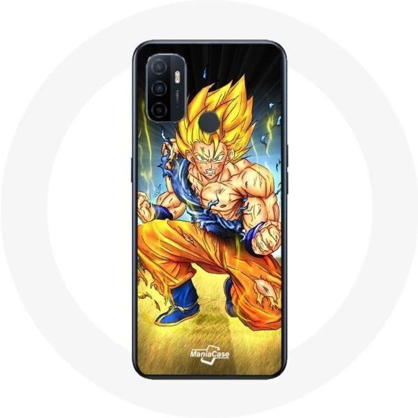 Funda Oppo A53 Son Goku Dragon Ball Cuerpo Enojado-image