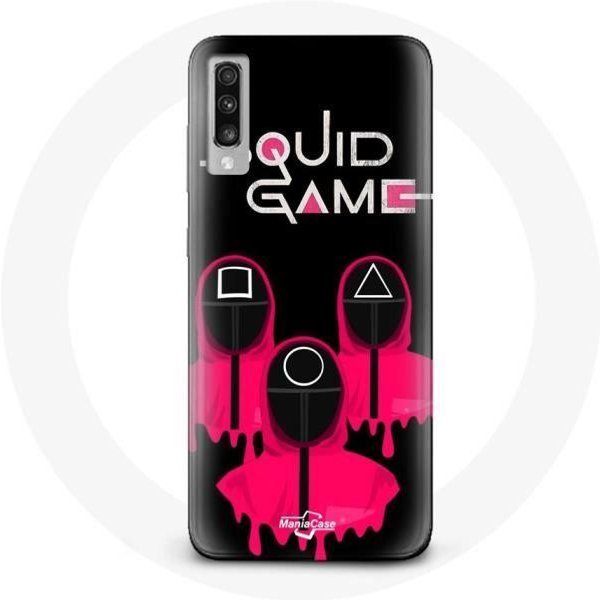 Funda Para Samsung Galaxy A50 Juego Del Calamar MáScaras Cuadradas TriáNgulo Y CíRculo-image