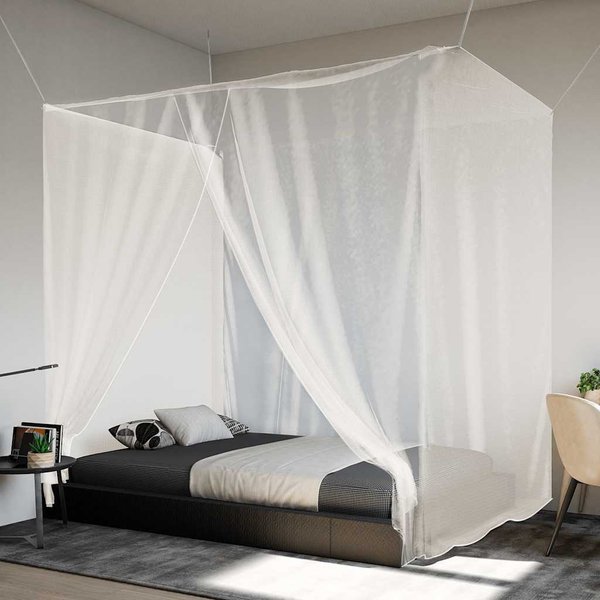 Vidaxl Mosquitera Colgante, Blanca, 220X180X180 Cm-image