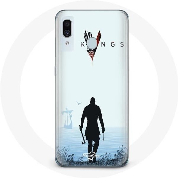 Funda Para Samsung Galaxy A40 Vikingos Serie Temporada 6 Ragnar Lothbrok El TráIler 2022-image