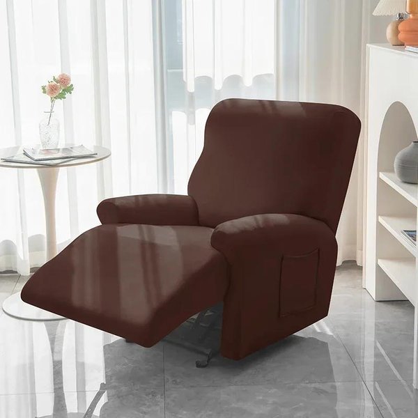 Funda EláStica De Spandex Para Sofá Reclinable Funda Para Silla Antideslizante Funda Para Sofá Individual Reclinable Fundas Para SillóN Reclinable DecoracióN Del Hogar-image
