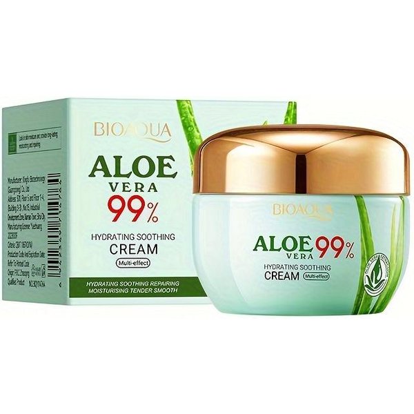 Aloe Vera NawilżAjąCy Krem Do Twarzy NawilżAjąCy KojąCy Krem Do Twarzy PielęGnacja SkóRy Twarzy 50G Gray-image