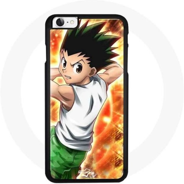 Funda Iphone 4 - Maniacase - Gon Hunter X Hunter - Flexible - DiseñO Anime - Mixto-image