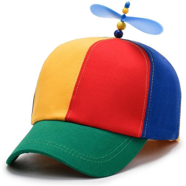 Urocza KreskóWkowa Czapka Baseballowa Ze ŚMigłEm Color Block Styl Wiosenny Wiosenny Kapelusz PrzeciwsłOneczny Wygodna Outdoorowa Codzienna Czapka Z Daszkiem M (56-58CM)-image