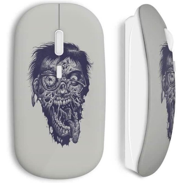 RatóN InaláMbrico - Maniacase - Zombie - Wifi USB Incluido - Compatible Mac Y PC - Blanco-image