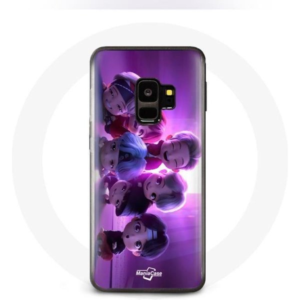 Funda Para Samsung Galaxy S9 Plus BTS Tinytan AnimacióN PóSter RM Jin Suga J-Hope Jimin V Y Jungkook Mic Drop-image