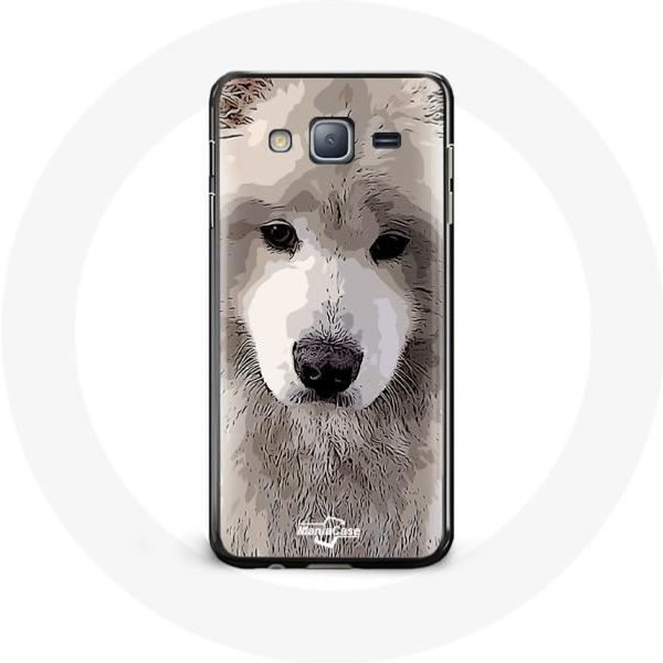 Funda - Samsung - Galaxy J3 2016 - Flexible - Gris - Samoyedo Gris-image