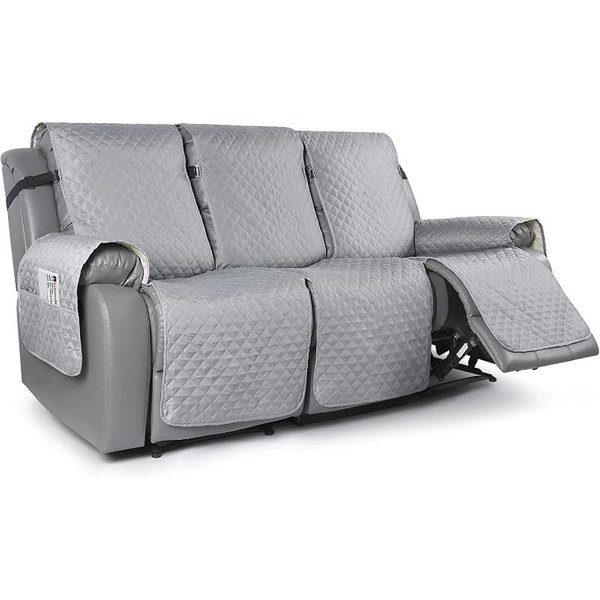 Funda Reclinable Antideslizante De 3 Plazas Funda Para Sofá Reversible Protector Para Mascotas Cubre Sofá 3 Seat-image
