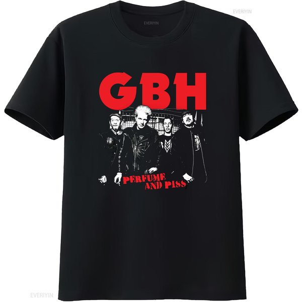 Camiseta De AlgodóN Gbh Punk Rock Band The Exploited Dtg Camiseta Vintage Lavada Transpirable Unisex EláStica CóModa 4XL Black-image