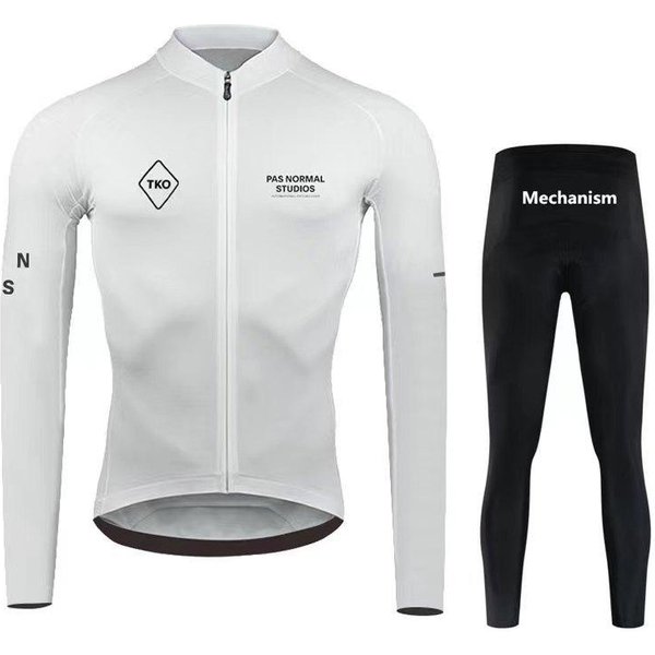 Conjunto De Traje De Ciclismo Transpirable OtoñO 2026, Chaleco De Manga Larga Ropa Deportiva Para Bicicleta Ciclismo Carretera MontañA Transpirable Secado RáPido Equipo De Ciclismo M-image