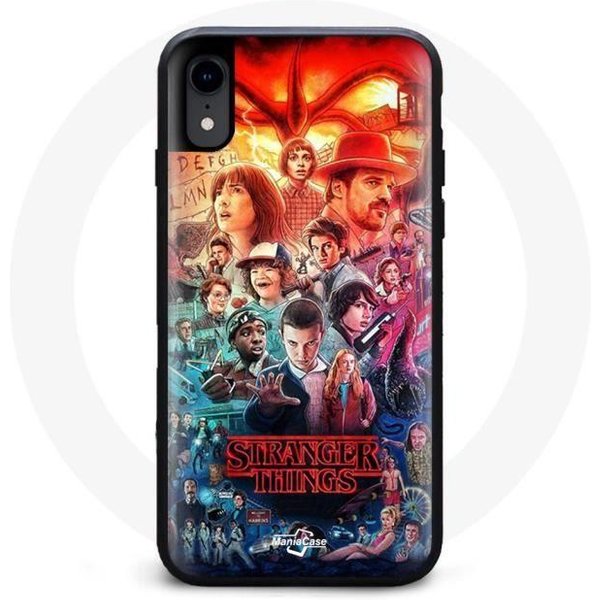 Coque Pour Iphone Xr Stranger Things Teaser Saison 4 Affiche Personnages Art-image