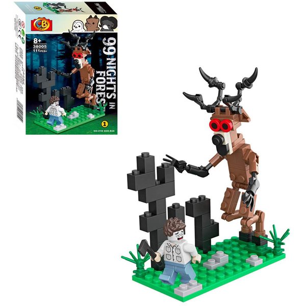 Najnowsza Kolekcja KlockóW 99 Nocy W Lesie Z Jeleniem 99 Nocy W Lesie Klocki Z Jeleniem Montaż Miniaturowe Zabawki Dla Dzieci Halloween-image