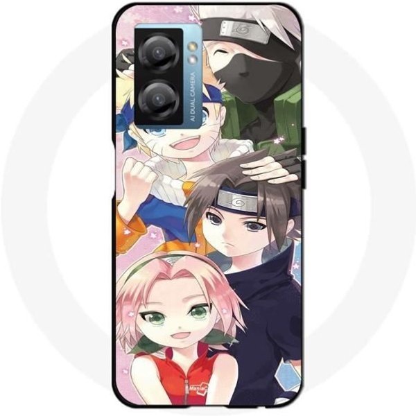 Coque Maniacase Pour Narzo 50 5G Kakashi Naruto Sasuke Sakura-image