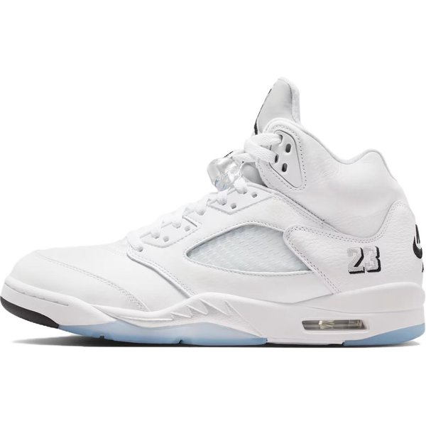 Air Jordan 5 Retro White Metallic 2026 MęSkie Trampki Metaliczno-Srebrne Czarne HQ7978-103 42.5 White-image