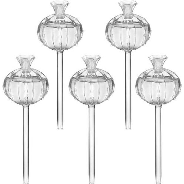 SamonawadniająCa ŻAróWka Kaktus Design UrząDzenie Nawadnianie RośLin Doniczka WkłAdka Automatyczne Kule NawadniająCe Do RośLin Doniczkowych Wakacje 5Pcs Czysty-image