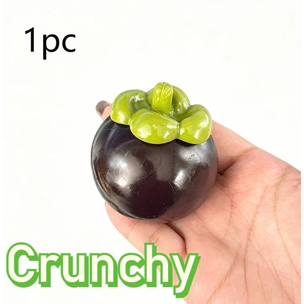 Mangostan ChrupiąCa Formowalna PiłEczka Antystresowa Zabawka Do ŚCiskania ChrupiąCa MięKka Zabawka Fidget OkrąGłE Klocki WypełNione Zabawka Sensoryczna OdstresowująCa Prezent-image