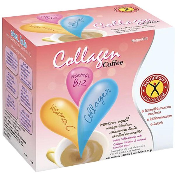 Café Con ColáGeno Naturegift 13,5 G. X 10 Sobres 13.5 G. X 10 Sachets Beige-image