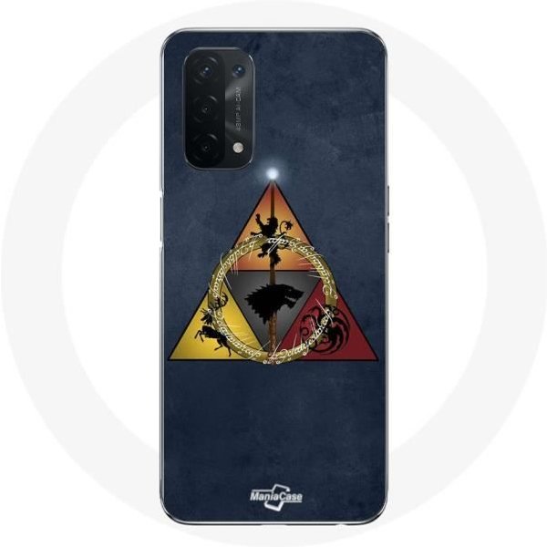 Funda - Maniacase - Oppo A74 5G - Juego De Tronos - Flexible - Negra-image
