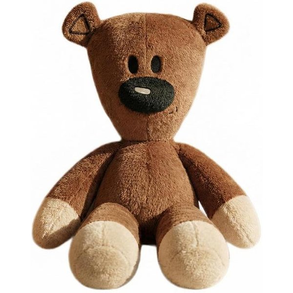 Lindo Adorable Sr. Peluche Bean Bear Suave Esponjoso MuñEco MarróN Juguete De Peluche Relleno Almohada Para Abrazar Sofá Cama DecoracióN Del Hogar 22-28Cm-image