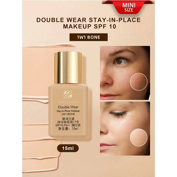 1W1 Bone EstéE Lauder Double Wear 15Ml - PodkłAd 24H Oil-Control SPF10 1W1 15Ml(Mini)-image