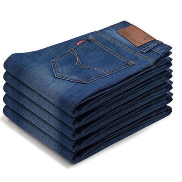 Pantalones Vaqueros EláSticos Para Hombre, Pantalones Vaqueros Ajustados Para Hombre, Pantalones Vaqueros De Negocios Para Hombre, Pantalones Suaves De Marca, Pantalones Masculinos 30-image