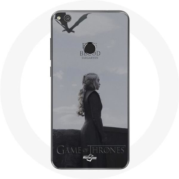 Funda Para Huawei P8 Lite 2017 Juego De Tronos Temporada 8 Daenerys Targaryen Fuego Y Sangre El Trono De H-image