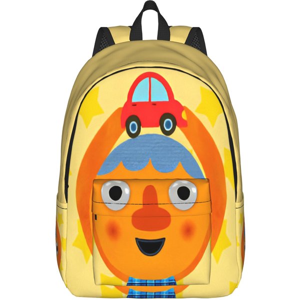¡Yo! Mochila Noodle & Pals Para Hombres Mujeres Casual Estudiante Negocios Mochila Diaria Bolso De Hombro Para PortáTil Duradera M-image