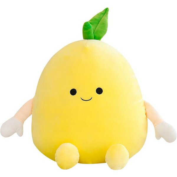 Almohada De Peluche Humanoide De Fruta 40/50 Cm Rellena De LimóN Pomelo Naranja CojíN Lindo Soporte Lumbar Peluche DecoracióN Regalo De CumpleañOs 40Cm-image