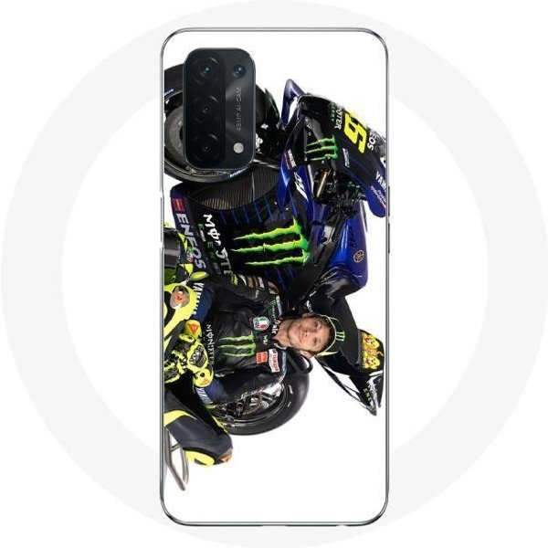 Funda - Valentino Rossi - Oppo A54 5G - Flexible - Piloto De Velocidad - Blanco Blanco-image