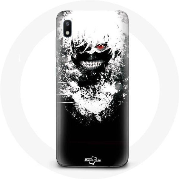 Funda - Maniacase - Samsung Galaxy A10 - Anime Tokyo Ghoul - Flexible - ProteccióN Y DecoracióN Negro-image