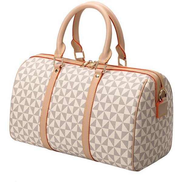 Nueva Bolsa De Viaje Para Mujer Distancia Corta PortáTil Gran Capacidad Viaje De Negocios Bolsa De Viaje Estilo Duffel Bolso Boston Almohada Estampado Bandolera-image