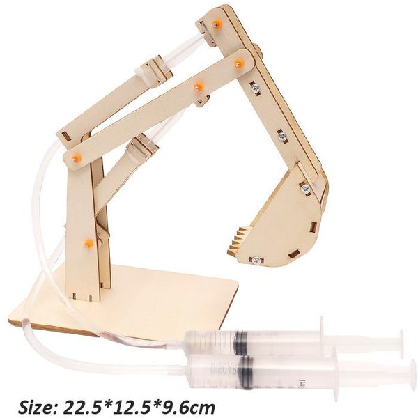 DIY Hecho A Mano PequeñA ProduccióN TecnologíA HidráUlica Modelo FíSico Juguete CientíFico Experimento Proyecto De Juguete Educativo Para NiñO Escolar Y5460YY--image