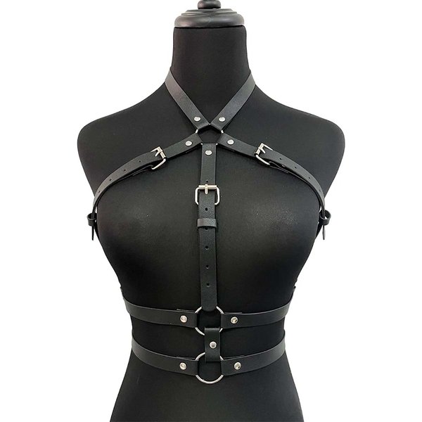 CinturóN Punk De Moda Para Mujer CinturóN Bondage Estilo Callejero Femenino Tirantes CinturóN Decorativo Para La Cintura CinturóN Corsé Accesorios De Ropa GóTica Adjustable-image