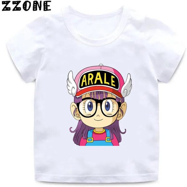 Camisetas Infantiles Con Estampado De Anime Arale Dr Slump Dibujos Animados Ropa Linda Para NiñAs Camiseta De Manga Corta Para BebéS NiñOs Verano Topsooo5110 130-image