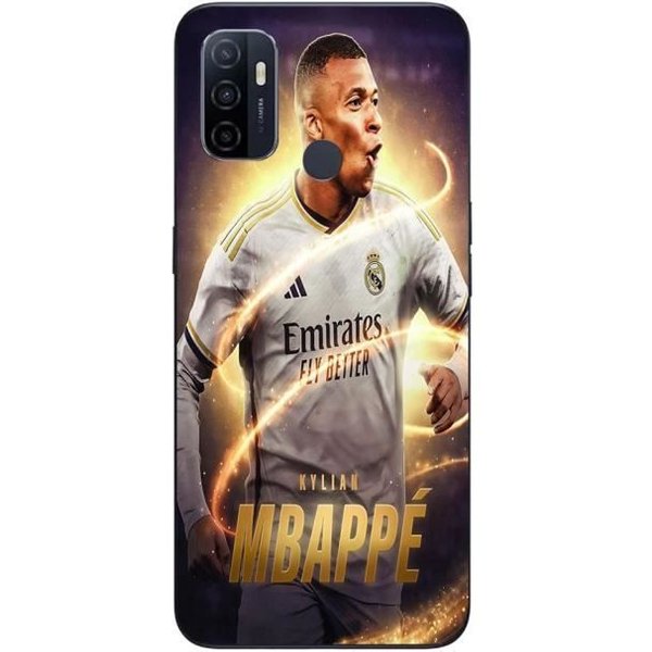 Coque Maniacase Pour Oppo A53 Kylian Mbappe Real Madrid Wallpaper-image