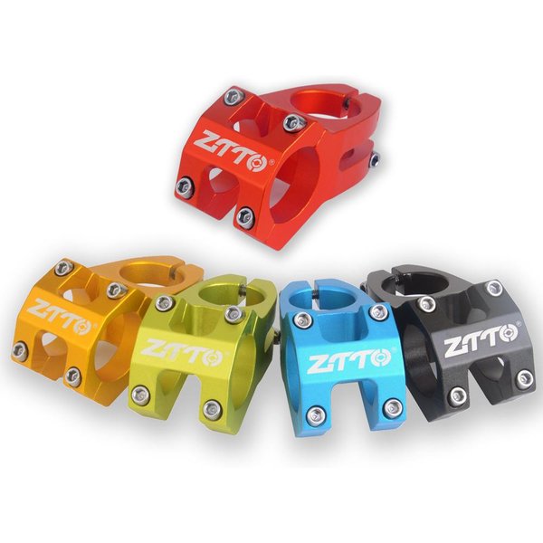 Mostek Rowerowy Odporny Na ZużYcie Mostek Kierownicy Rowerowej 31,8 Mm Regulowany Aluminiowy KróTki Mostek Kierownicy PodwyżSzenie StałY Mostek Kierownicy Rowerowej-image