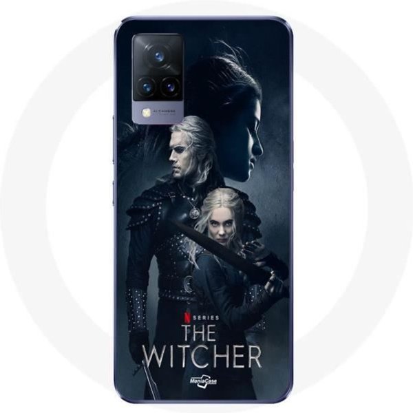 Funda Vivo V21 5G The Witcher Geralt Yennefer Ciri Espada-image
