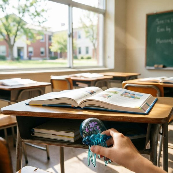 Schylling Needoh Kostka Sensoryczna Do Redukcji Stresu Dla Dzieci Z Adhd, Poprawy Koncentracji I Redukcji LęKu, Uniwersalny GadżEt Fidget, MięKki, Ugniatalny, Na Biurko-image