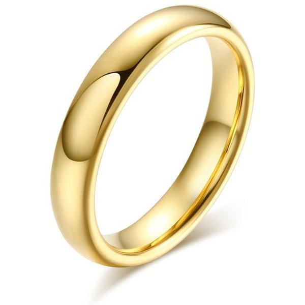 Anillos De Boda De Tungsteno AntiarañAzos Vnox Para Mujeres Y Hombres, Alianzas De Boda CláSicas Simples Para Parejas, JoyeríA BáSica 7 Beige-image